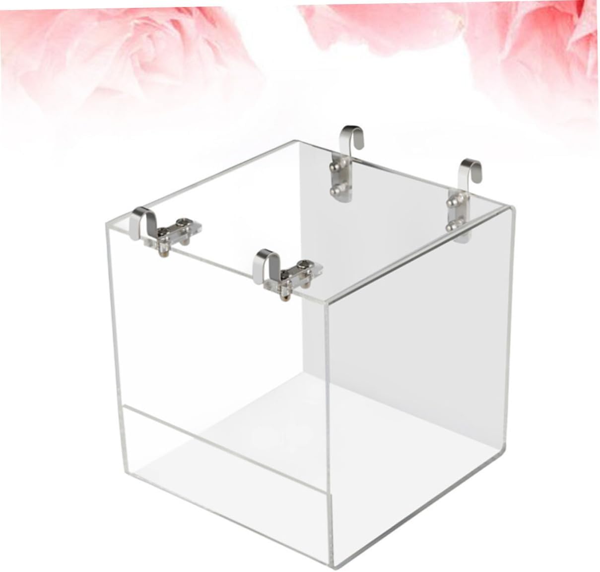 Parakeet Bathing Tub Acrylic Bird Bath Large Hanging Shower Basin for Birds Safe