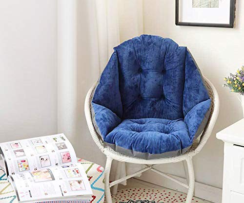 Plush Chair Seat Pad Soft Cushion Pad Back Support Chair Nest Seat Cushion Indoor Outdoor Thick Armchair Pad Sofa Car Wheelchair Office Seat Cushion with Straps for Hip Back Sciatica Relief Pain