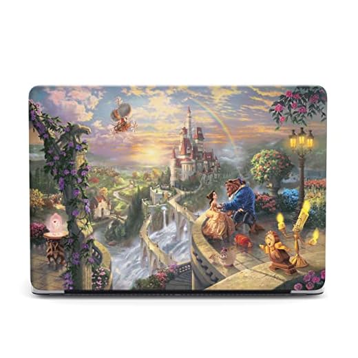 Cartoon Characters Case Cover Compatible with MacBook Air 13 2022 13.6" inch M2 A2681 Dis22 (Beauty and The Beast)
