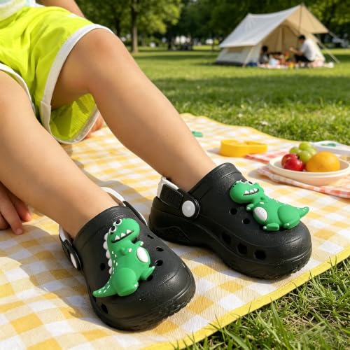 Image of Toddler Little Kids Clogs Slippers Sandals, Non-Slip Girls Boys Clogs Slide Lightweight Garden Shoes Slip-on Beach Pool Shower Slippers
