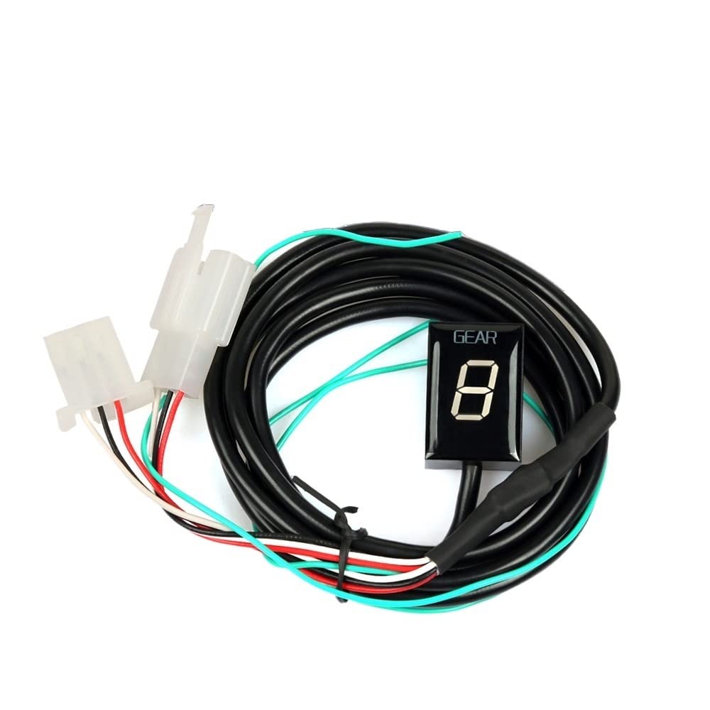 Universal Motorcycle Gear Indicator Display - Digital Meter, Fits