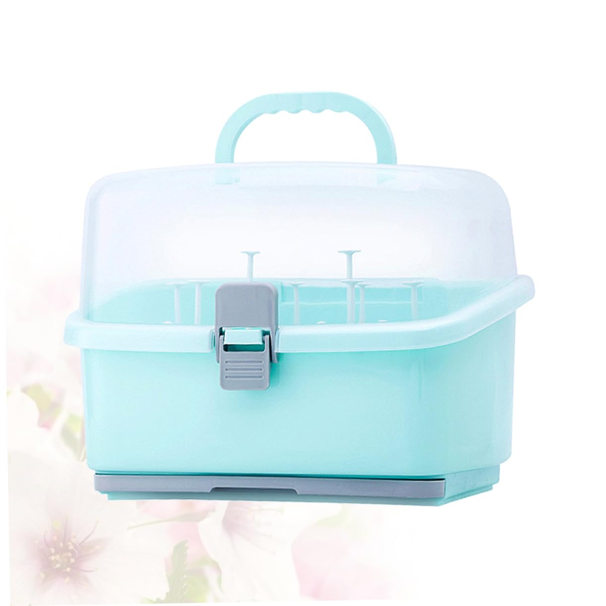 ifundom Contenitore per Biberon di Plastica Sicura Contenitore Portatile per Biberon Adatta per Tutti i Principali per Viaggio Casa e Esterni