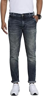 the indian garage co Men's Slim Fit Mid Rise Jeans-picture-31