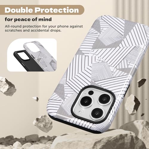 Coque iPhone 15 Pro Magsafe design esthétique noir pour sortie chic - 6