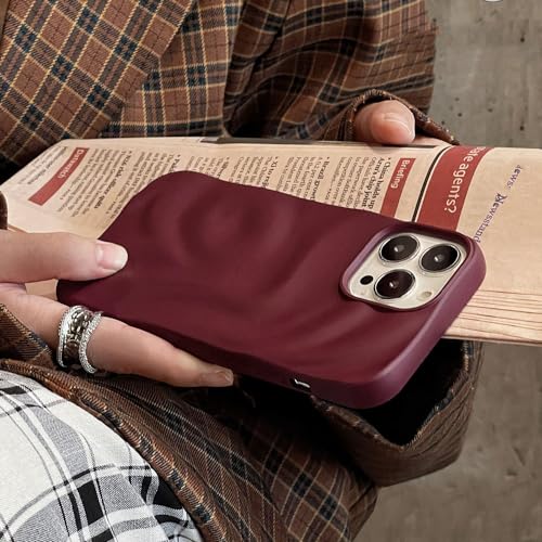 Coque plissée 3D iPhone 14 Pro Max silicone style cocooning hiver - 2