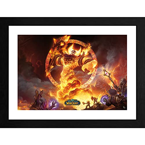 ABYSTYLE GBEye - WORLD OF WARCRAFT Tirage encadré Ragnaros