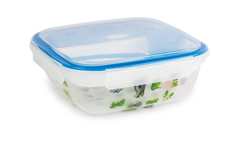 Snips Boîte à Sandwich - Conteneur Alimentaire Réutilisable, 0% BPA, Made In Italy, Bleu