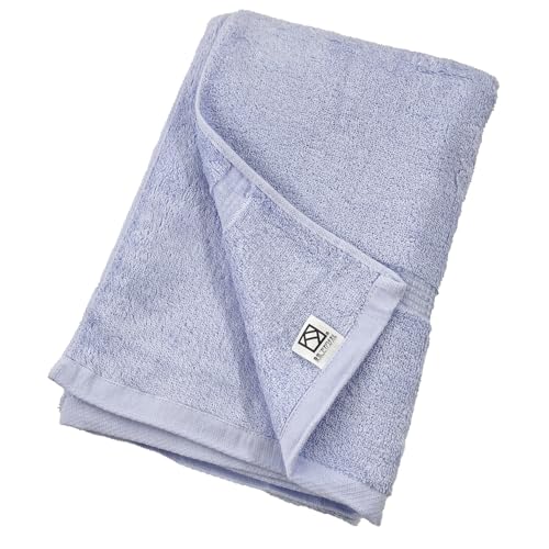 泉州こだわりタオル ボヌール 甘撚りバスタオル 60×125cm サックス 1枚