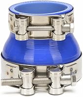 Vista 7 de Manguera universal de acoplador recto de silicona de alto rendimiento de 4 capas con abrazaderas de perno en T