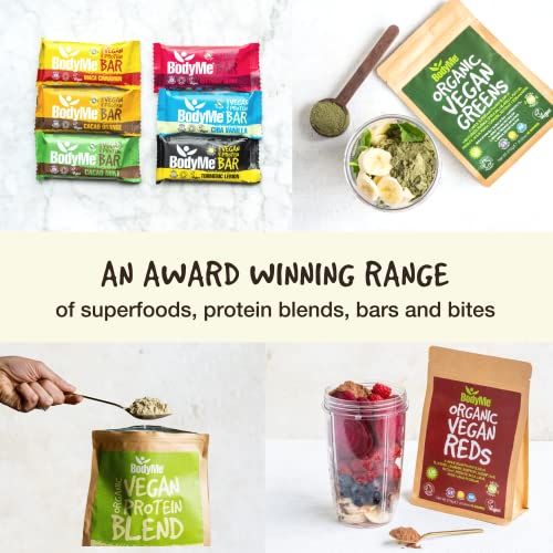 BodyMe Barra Vegana Orgánica de Proteína Raw Cacao Mint miniatura 6