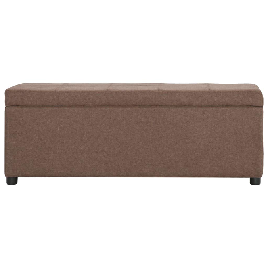 vidaXL - Set Panca Contenitore Cassapanca Marrone 3 Pz