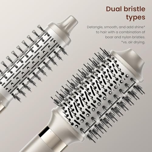 Image of MESCOMB 5 in 1 Hot Air Styler, Hair Dryer Brush with Auto-Wrap Curlers, 110,000 RPM Ionic Blow Dryer Brush & Volumizer for Soft Curls, Bouncy Blowouts, Smoothing and Frizz Control | 110,000 RPM High-Speed,Negative Ionic,Auto-Wrap Curlers,Fast Drying,Soft Curls, Bouncy Blowouts, Smoothing and Frizz Control