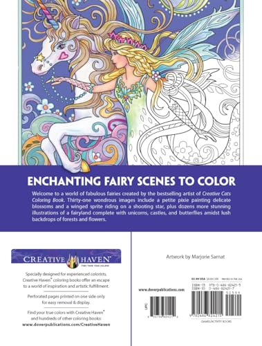 Creative Haven Magical Fairies Coloring Book