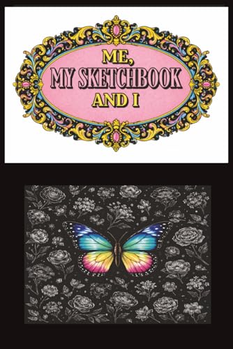 ME, MY NOTEBOOK AND I -A BEAUTIFUL BUTTERFLY.