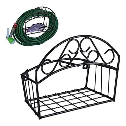Relaxdays Wall-Mounted Hose Pipe Holder Cover