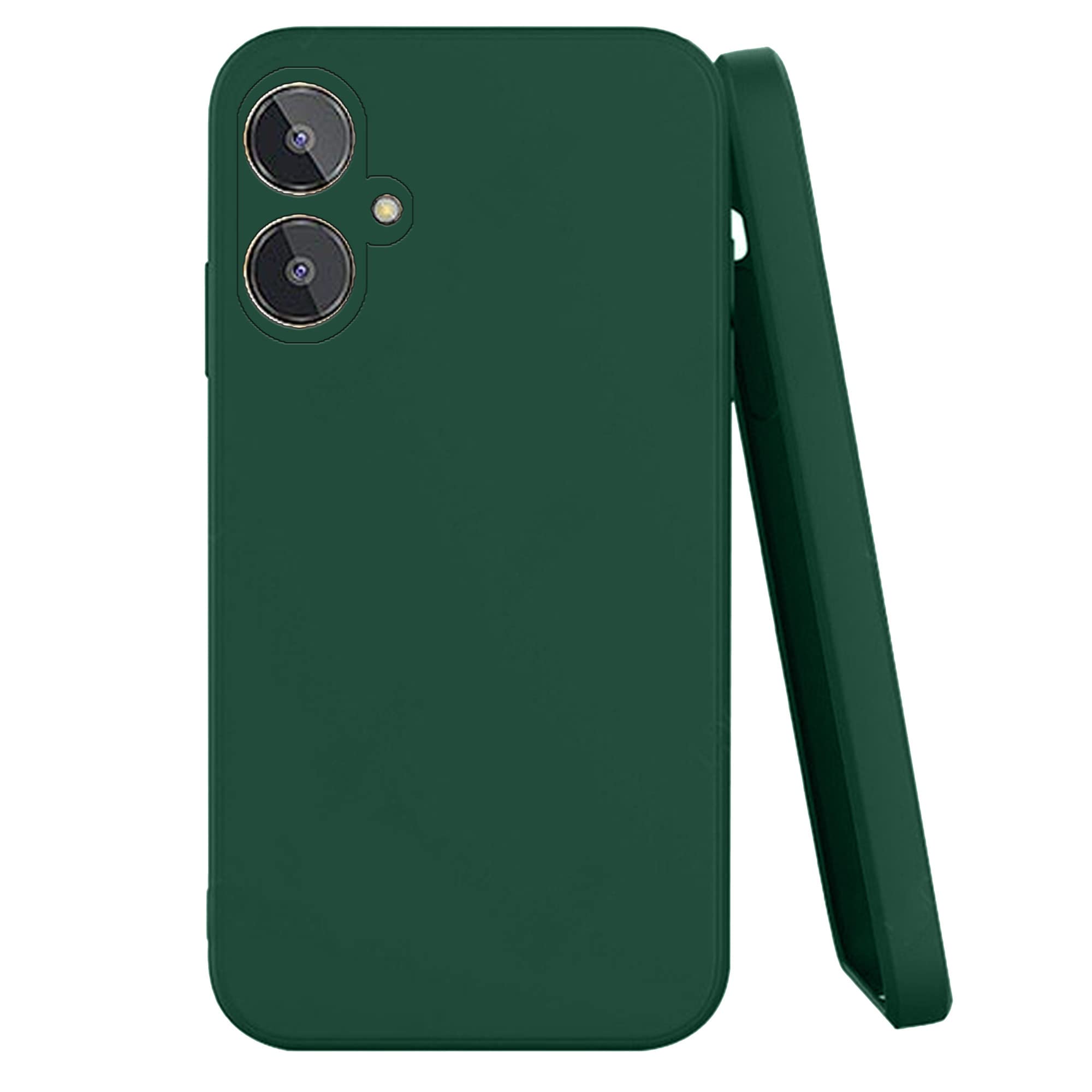 Knotyy Ultra Soft Rubberised Back Cover for Lava Blaze 2 | Inner Velvet Fabric Lining | Matte Silicone Flexible |Raised Bumps for Camera & Screen Protection Back Case Cover - Green (B0C3QPYC7Y) Amazon Price History, Amazon Price Tracker