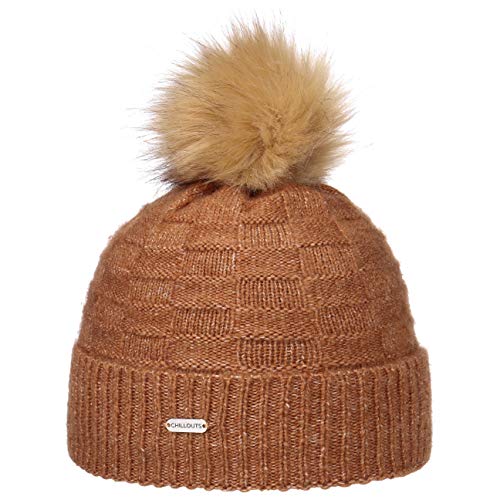 Bonnet beanie Giovanna Chillouts rouille en maille recyclée
