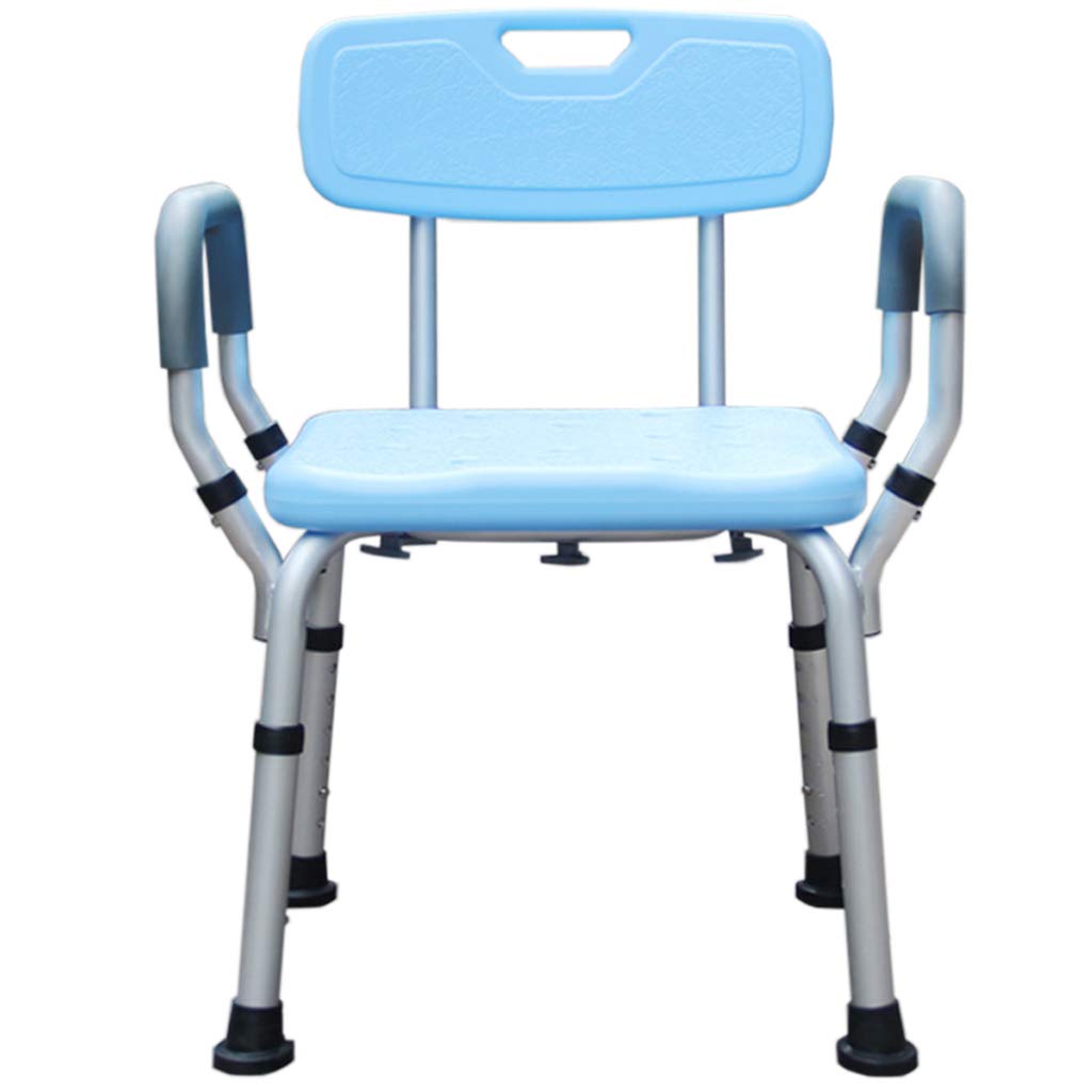 Chaise de douche réglable blanche avec accoudoirs CHEWYNP