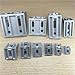2020 2028 2040 3030 3060 4040 Corner Fitting Angle Aluminum L Connector Bracket Fastener Match use Industrial Aluminum Profile Linear Motion Guides(3060,10pcs)