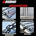IIIREENO Heavy Duty Top Roof Rack Accessories Compatible with 2018-2024 Jeep Wrangler JL 4 Doors (Hard Top Only) / Cargo Storage Carrier for Outdoor Gear/No Drilling