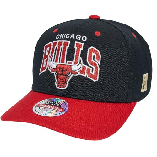 Casquette Mitchell & Ness Team Arch NBA Red Snapback vintage - 5