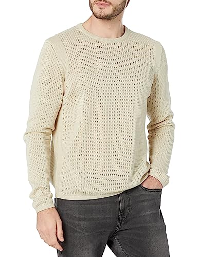 John Varvatos Men's Piers Long Sleeve Crew Sweater