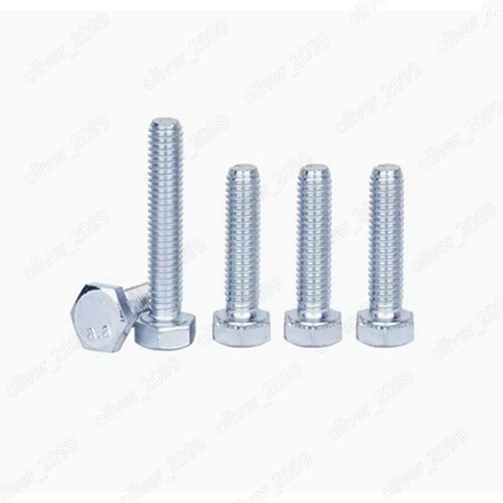 Viti Viti for bulloni a Testa Esagonale zincate da 3 Pezzi(M7 1.0 x 100mm)