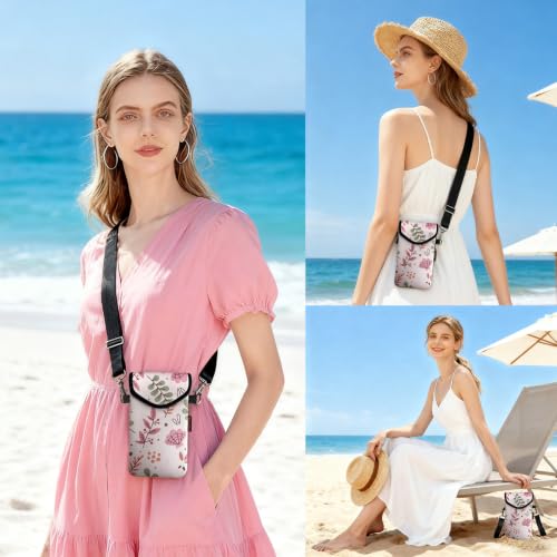 Image of Neoprene Phone Sleeve Pouch Case Bag for Men Women w /Crossbody Strap /Neck Lanyard for iPhone 17 /16 /15 /14 Pro Max, Samsung S25,Pixel 10