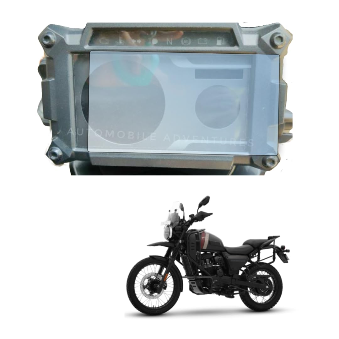 D'FENDERD'FENDER Compatible for Yezdi Adventure Motorcycle Speedometer Screen Display Console Protector Guard 7H-Pack of 1