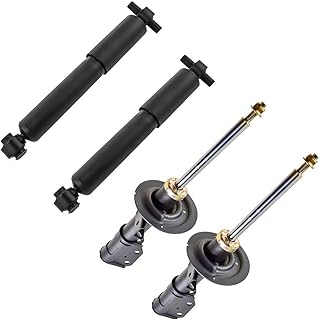 EIOFEVY Shocks Struts Absorber Gas Lift Struts Amortiguador 4pcs Suspension Shock Absorber Strut Set Kit Assembly Front Rear Left Driver and Right Passenger Side SKA63356 349125 339272