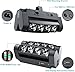 8 Beam RGBW Moving Head Light, DMX512 Sound Activated Stage Light with 150° Pan & 60° Tilt, 7/13CH Moving Head for Nightclub, Wedding, Party, DJ Show (1 Pack)