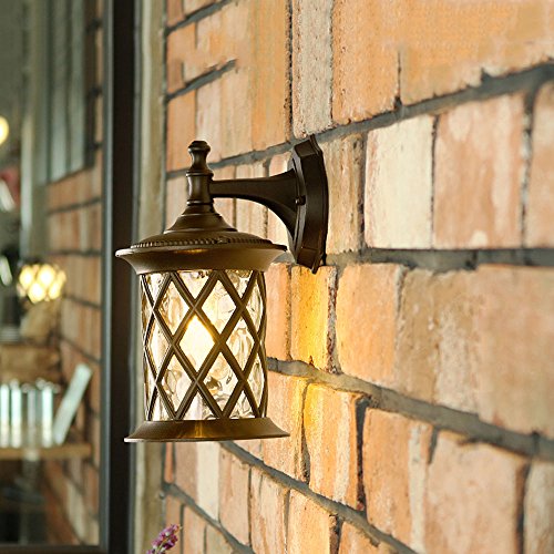 Lanterne extérieure étanche E27 fini noir mat pour éclairage de façade - 5