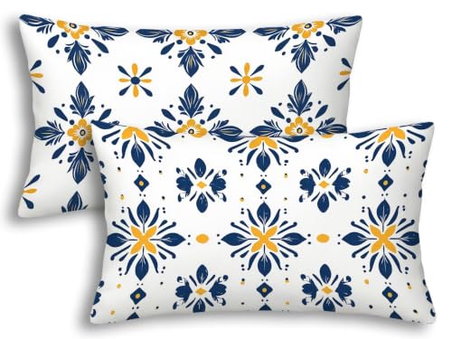 Funda almohada boho rectangular de terciopelo con acabados de alta costura para salon 2