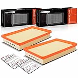 A-Premium 2-PC Engine Air Filter Compatible with Kia Spectra 2004-2009, Spectra5 2005-2009 &