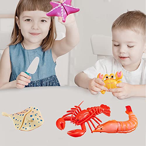 VingaHouse Küchenspielzeug für Kinder-mit Klett-Verbindung für Kinder, Lernspielzeug Rollenspiele Pädagogisches… – Bild 4