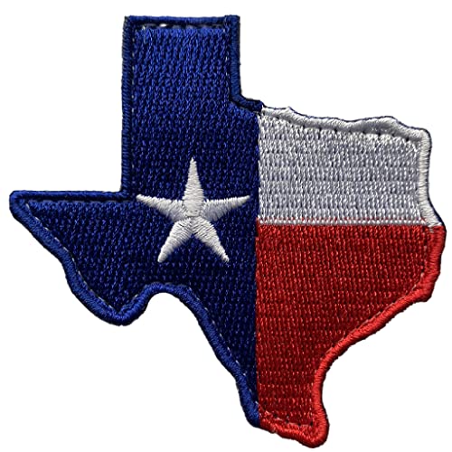 Die-Cut Tactical Texas Patch - Red White Blue