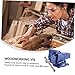 Angoily Heavy-Duty All-Steel Bench Vise 4 Inch Manual Table Clamp for Woodworking DIY Projects and Jewelry Making Suitable for Workbench Use