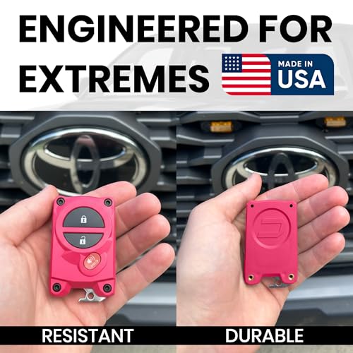 Image of for Toyota Key Fob Cover with Built-in Bottle Opener - Rugged Protective Shell for Tundra (2007-2017) & Tacoma (2005-2015) - Enhanced Grip & Durability - Key Fob Replacement Shell - Custom Colors