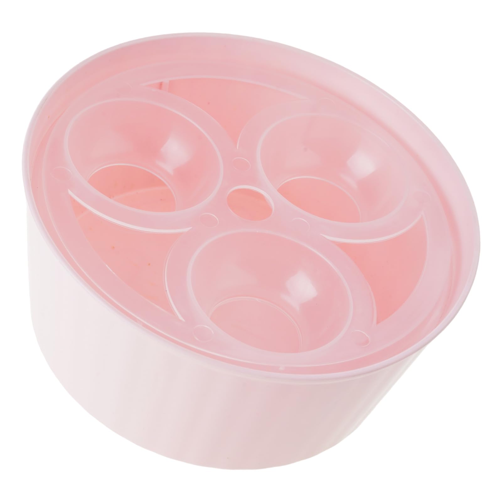 Msioytog Large Water Culture Flowerpot 3 Hole Hydroponic Planter with Storage Compartment for Hyacinths Plant Gardening Flower Stone Growing Set