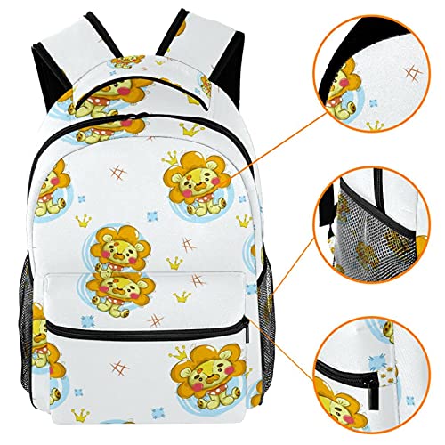 Sac à dos pour ordinateur portable grande capacité bleu ciel décontracté - 3