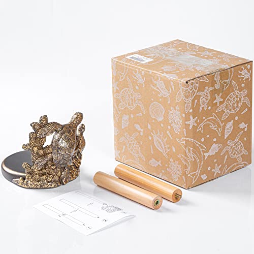 Turtles Paper Towel Holder Countertop, Standing Paper Towel Holder For Kitchen Farmhouse Decor, With Weighted Resin Base Sturdy (Retro Bronze) #TOP5
