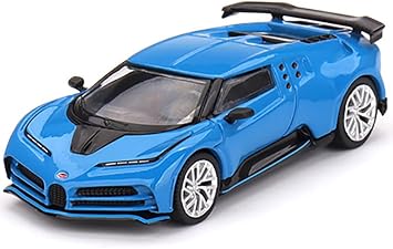 Bugatti Centodieci Blu Bugatti LHD 1/64 Diecast Model Car by True Scale Miniatures MGT00586, Blue