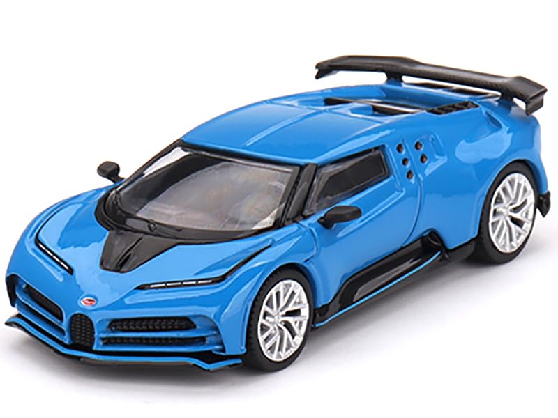 BUGATTI 青 ミニカー Amazon.com: Bugatti Centodieci Blu Bugatti LHD 1/64 Diecast Model