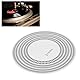 Cyrank Lp Schallplatte Plattenspieler, Phono Tachometer Kalibrierung Strobe Disc Stroboskop Matte Tonabnehmer-Einstelllehre Stroboskop-Scheibe Speed Check Stroboskopscheibe Aufzeichnungsmatte