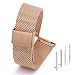 Adallor® Bracelet de Montre Homme Femme 22mm 20mm 18mm, Bracelet Montre Connectée Remplacement Montre Bande de Metal avec Fermoir Déployant Rapide pour Montre Connectée, avec Barre à Ressort