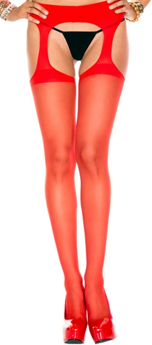 Sheer Suspender Pantyhose, Spandex Suspender Pantyhose