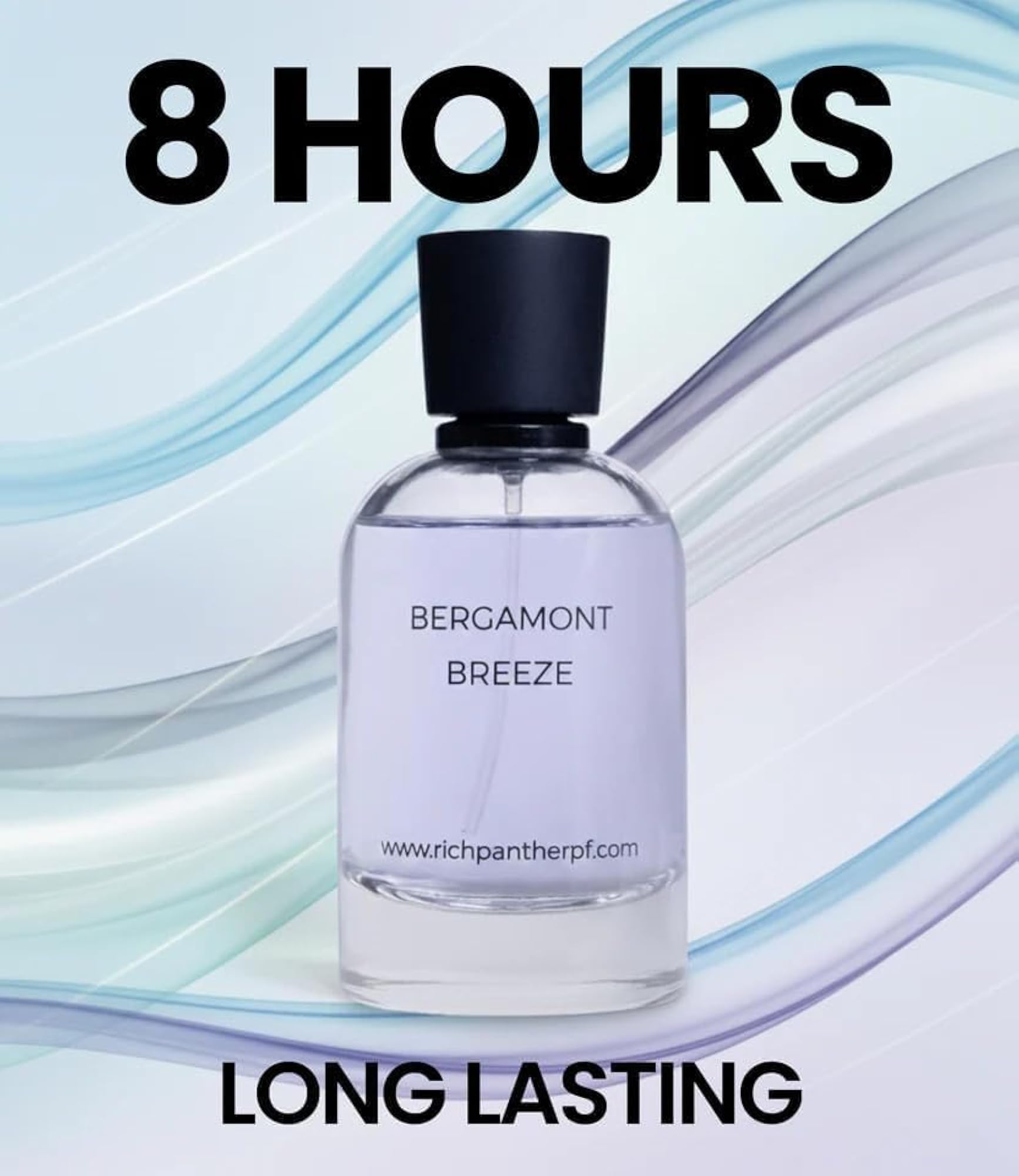 Bergamot Breeze Luxury Eau de Parfum, Fresh Citrus Perfume