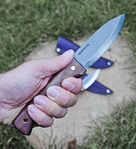 Condor Tool & Knife, Bushlore Camp Knife, 4-5/16in Blade, Hardwood Handle with Sheath