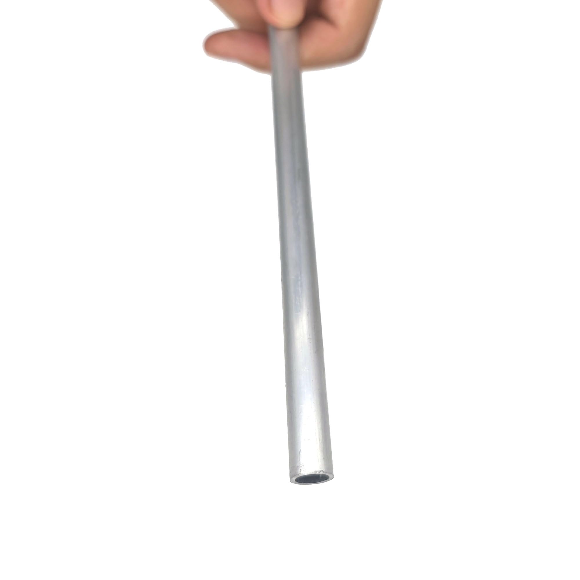Industrie 6061 Aluminium-Rundrohr, Außendurchmesser 27 mm, Innendurchmesser 8 mm bis 25 mm, hartes gerades Aluminiumrohr, dünne dicke Wand, Außendurchmesser 27 mm Bauwesen(OD27mm ID9mm 500mm)
