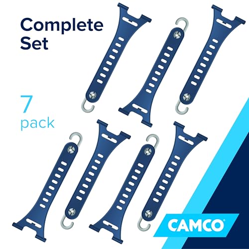 Camco Quick-Set RV Awning Party Light Hangers — 7-Pack — Securely Hangs Awning Lights for RV Canopy — Camping Essentials for Easy Outdoor Lighting (42700)